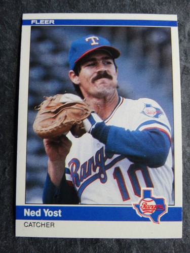 Ned Yost #U-130 1984 Fleer Update card