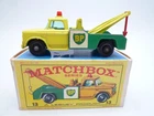 VINTAGE MATCHBOX LESNEY No.13d DODGE WRECK TRUCK IN ORIGINAL BOX 1965