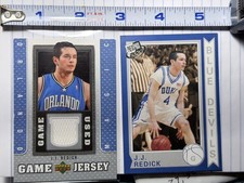 2007-08 Upper Deck J.J. Redick Game Used Jersey #GJ-JR with J.Redick Rookie card. rookie card picture