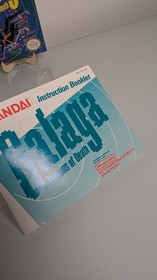 Galaga Demons of Death Nintendo NES- Box, Manual, Insert, Bag, Styrofoam-NO GAME