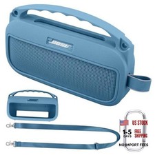 Soft Silicone Case Replacement for Bose New SoundLink Flex 2nd Blue Dusk Case