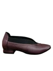 KUDETA' 524100 Bordeaux Leather Shoe – Elastic, Heel 2 Cm, Made In Italy