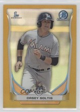 2014 Bowman Draft Chrome Gold Refractor 34/50 Casey Soltis #CDP110 0ko