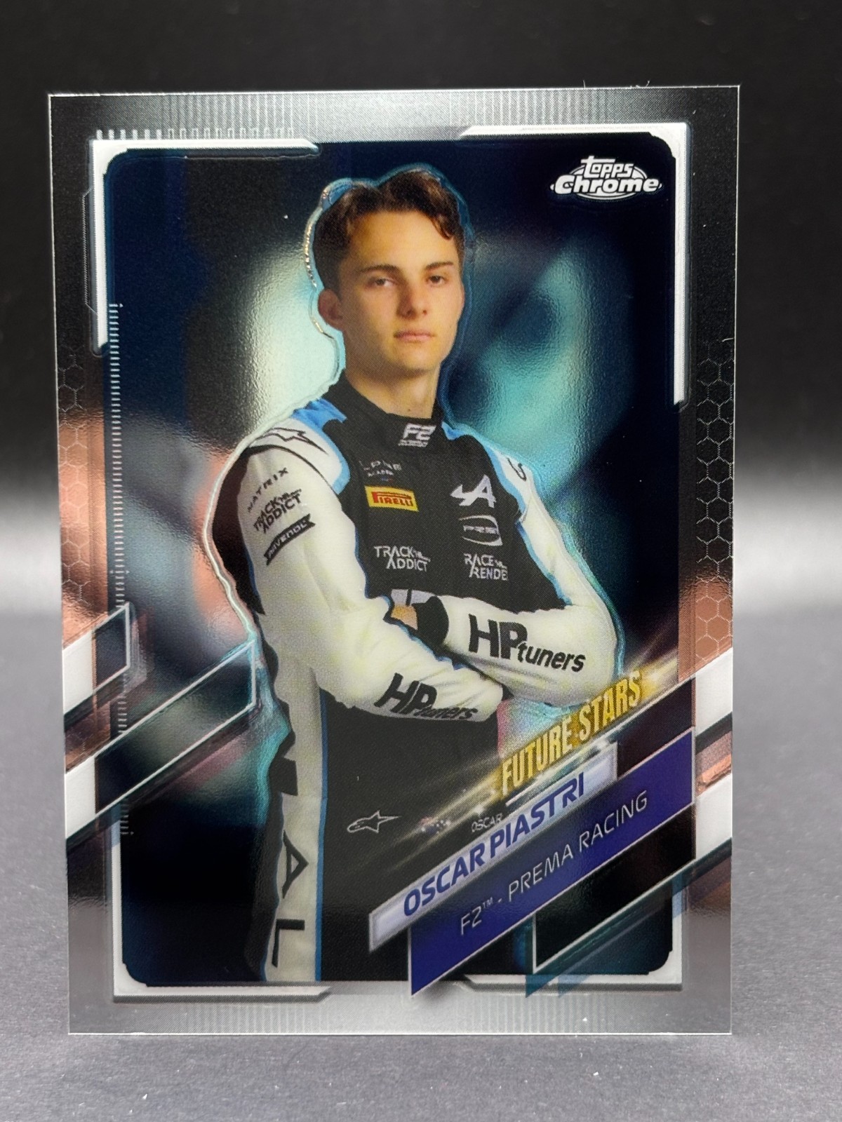 2021 Topps Chrome Formula 1 - F2 Racers Future Stars Oscar Piastri #59 (RC)