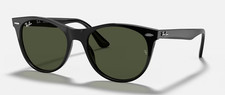Ray-Ban RB2185 Wayfarer II Classic Black Frame With G-15 Green Lenses 55-18