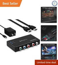 1080P Component to HDMI Video Converter Perfect for Projectors HDTVs