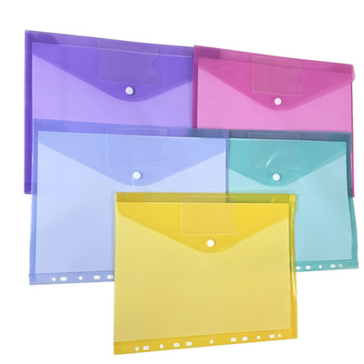 Dokumentenmappen erweiterbar Aktenordner A4 gelochte Taschen 5er, 10er Pack