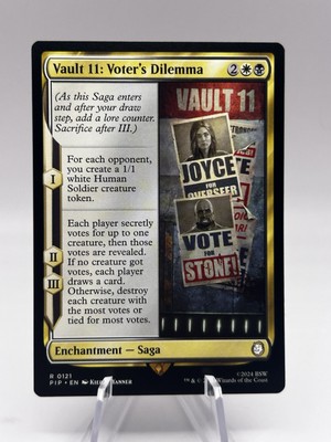 Vault 11: Voter's Dilemma 0121 Universes Beyond: Fallout PIP MTG NM