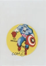 1983 Ovaltine Marvel Super Hero Stickers (Mexico) Captain America Cap #76 0i7t