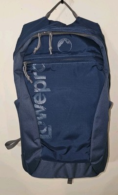 Lowepro Photo Hatchback 22L AW - Camera Backpack Photography Blue + Rain Cover 