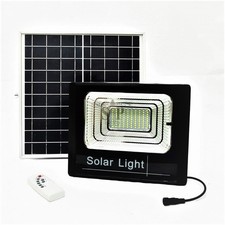 Faro a led da 200W solare da esterno con il pannello e con il telecomando per i