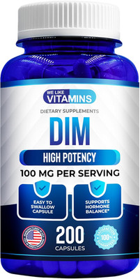 We like Vitamins DIM 100Mg 200 Capsules - 200 Day Supply - Diindolylmethane DIM