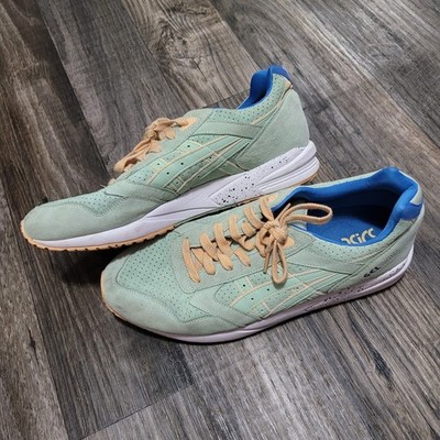 Asics Gel Saga Men's Sneaker Shoes 11.5 H6A0L Smoke Green Easter