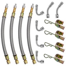 VOTNMIC Valve Stem Extensions,4Pcs 7Inch/180mm Dual 4 Pack 7"/ 180 mm