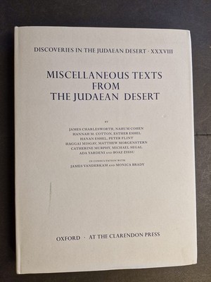 Miscellaneous Texts from the Judaean Desert (Discoveries in the Judaean Desert, 