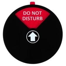 2Pack 4Option Nicht Stören/Abwesend/Bitte Anklopfen Schwarz