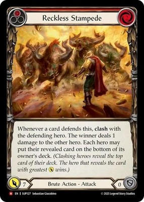 RECKLESS STAMPEDE (RED) NM! *FAB - SUPER SLAM*