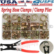 330PCS Clamp Plier/Spring Clips Fuel Water Line Hose Pipe Air Tube Clamps 6-22mm
