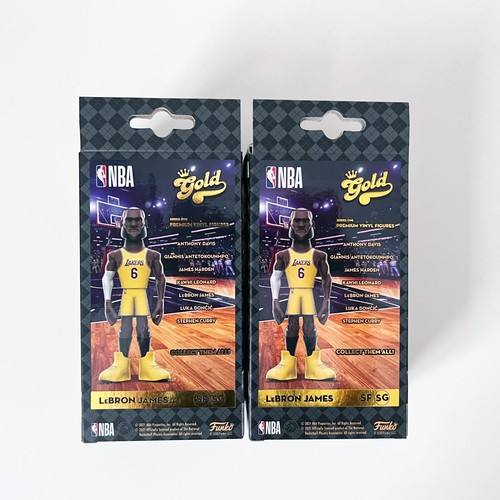 LeBron James NBA Lakers Funko Gold 5” BUNDLE Common & Chase! - Picture 3 of 6