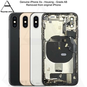 Original Apple iPhone Xs & Xs Max HINTERES GEHÄUSE GEHÄUSE MIT TEILE GRADE AB