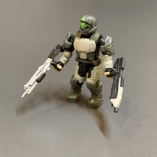 Super Rare Mega Bloks Construx Halo Heroes Series 1 Buck ODST action figure #g