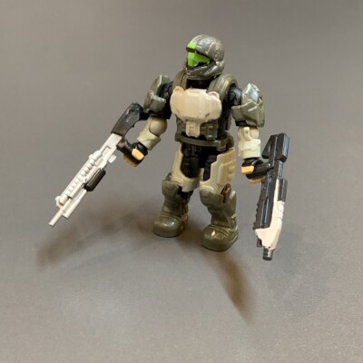 Super Rare Mega Bloks Construx Halo Heroes Series 1 Buck ODST action figure #g