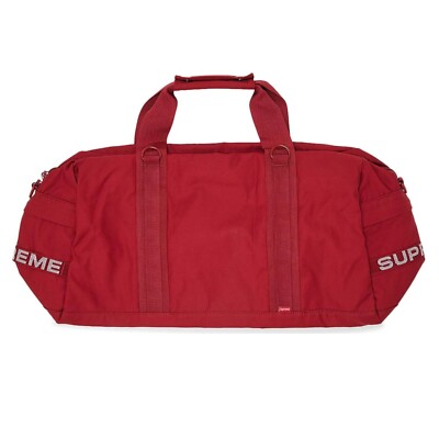 Supreme SS23 Military Field Duffle Bag Red | eBay