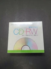 Memorex High Speed CD-RW Discs. 5-Pack. 12x/700MB/80 Min. For Home and PC