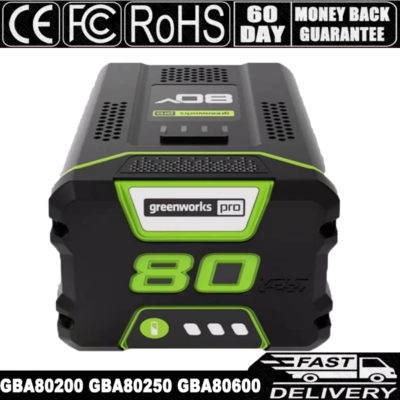 #ad #ad FOR Greenworks 80V Lithium Ion 5.0Ah Rechargeable Li ion Battery BAB727 GBA80200 $85.98