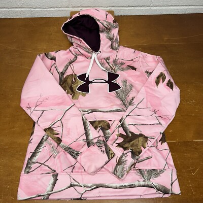 Under Armour Pink Hoodie With Camo Under Armour Hoodie Womens