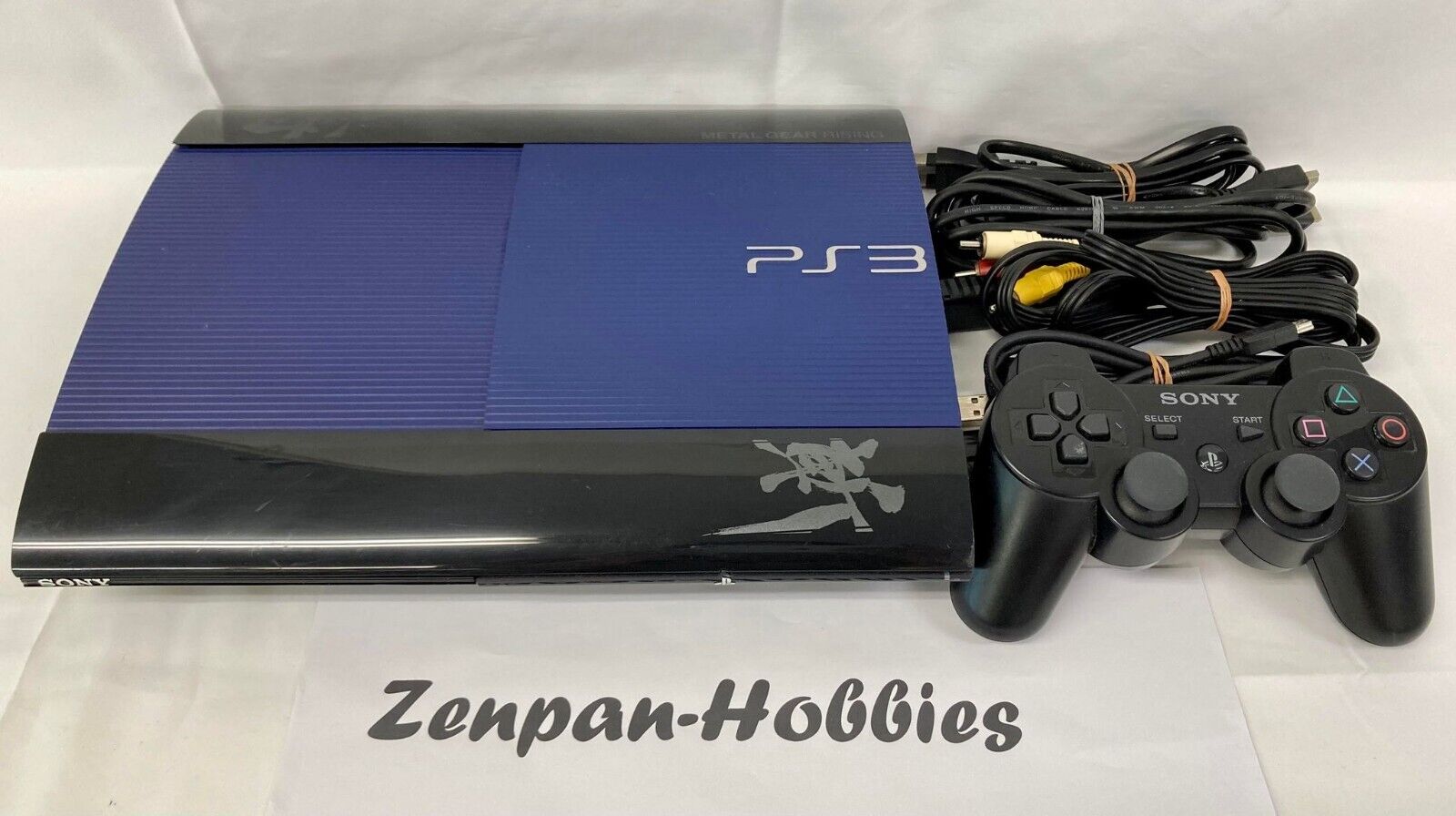 PlayStation 3 PS3 250GB Metal Gear Rising Limited Edition Blue