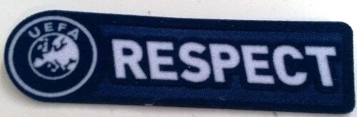 MARKENLOS UEFA Respect Patch neu
