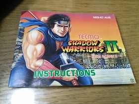Shadow Warriors 2 II Ninja Gaiden - NES - AUS PAL A - CIB - Free Post