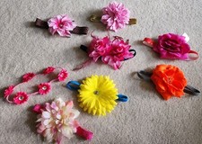 Toddler Girl Flower Headband Hair Accessories 8 In Lot