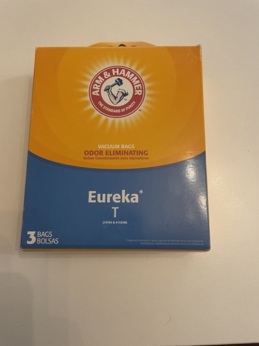 Arm & Hammer Eureka T Vacuum Bags Odor Eliminating 63115G, 3 Pack