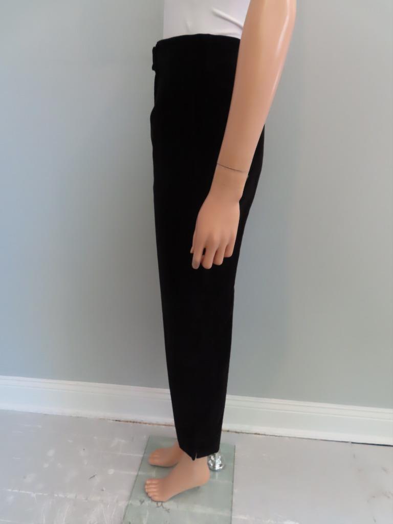 PRADA★素敵!Black Velvet Straight Silhouette Pants NWT PRADA Black Velvet Straight Silhouette Pants Size 36/US