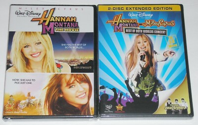 Disney DVD Lot - Hannah Montana The Movie (New) Best of Both