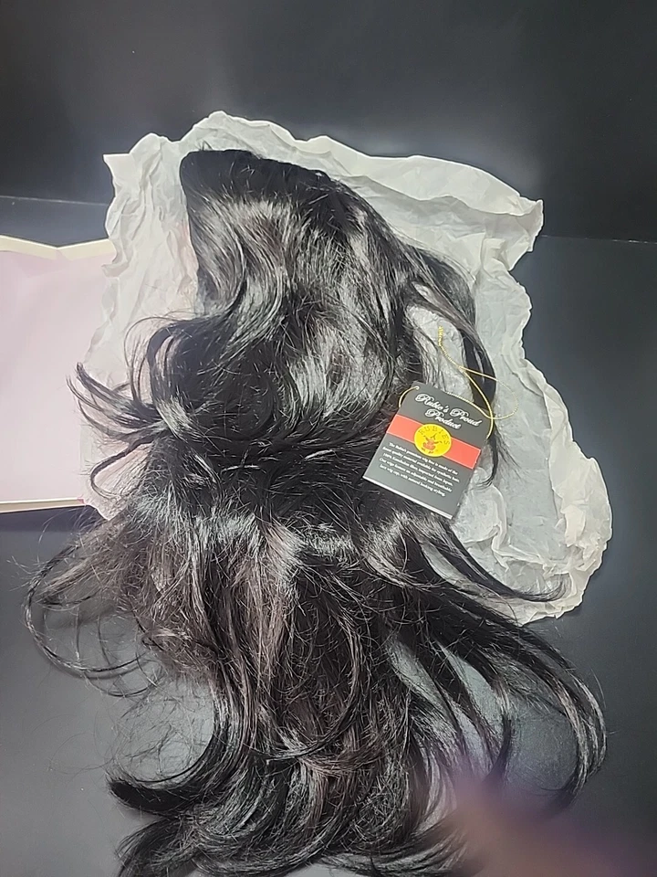 Secret Wishes Cecilia Black Wig Salon Quality- Costume- Cos Play - Image 2 of 4