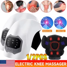 Electric Knee Massager Infrared Heat Therapy Vibrate Kneading Joint Pain Relief