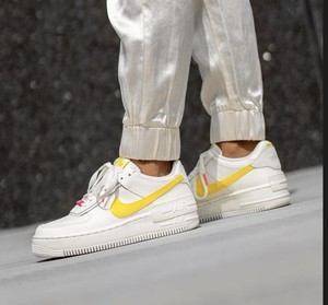 air force 1 pink and yellow