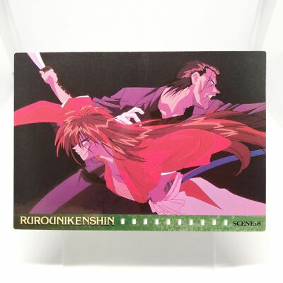 98 Kenshin VS Saito Rurouni Kenshin Samurai X Card DASS Masters JUMP Anime 1998