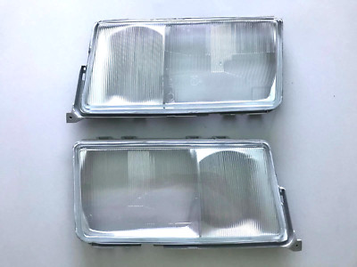 Headlight Glass For Headlight Right + Left Set For Mercedes W201 190 NEW