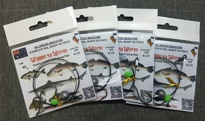 Live Bait Rig Jewfish Rig Beach 4x ALL SPECIES Complete, Ready