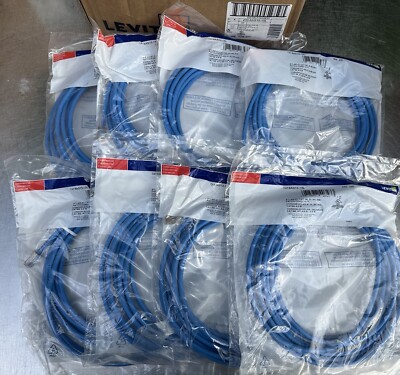Box Of 8 Leviton Atlas-X1 6A Patch Cord 15ft - 6AS10-15L New