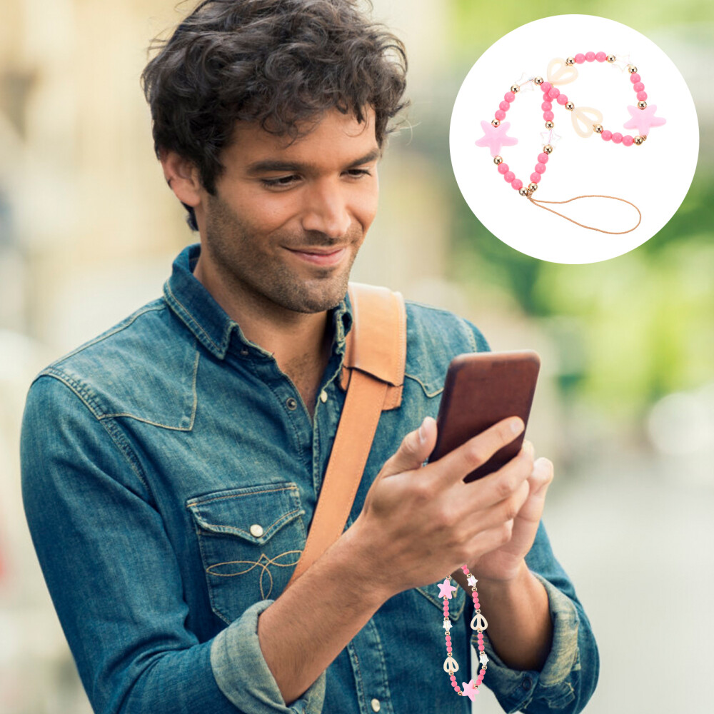 Mobile Phone Straps Acrylic Women's Anti Lost Bead Lanyard for eBay