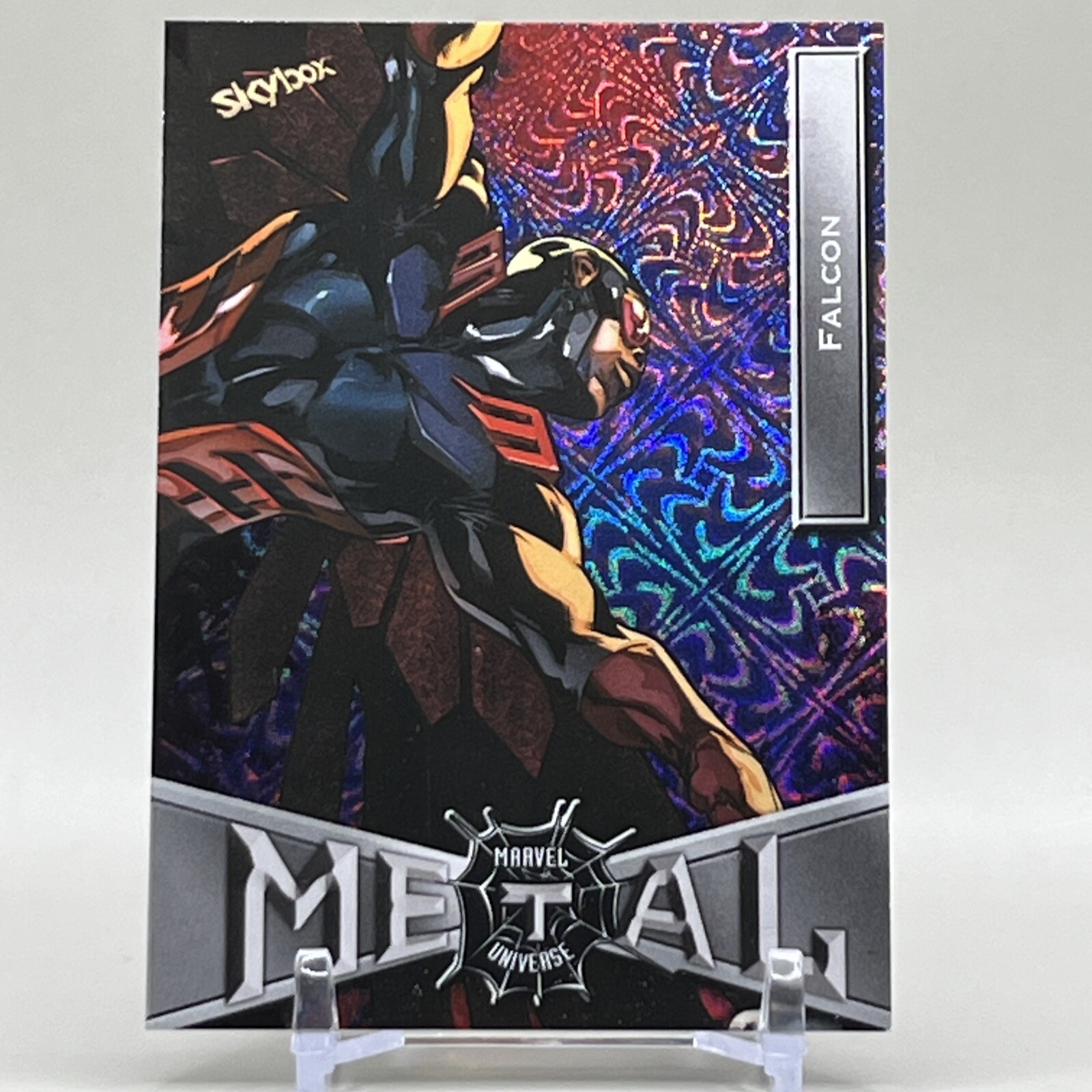 2021 SKYBOX MARVEL METAL UNIVERSE SPIDER-MAN FALCON GRANDIOSE SP #26 🔥
