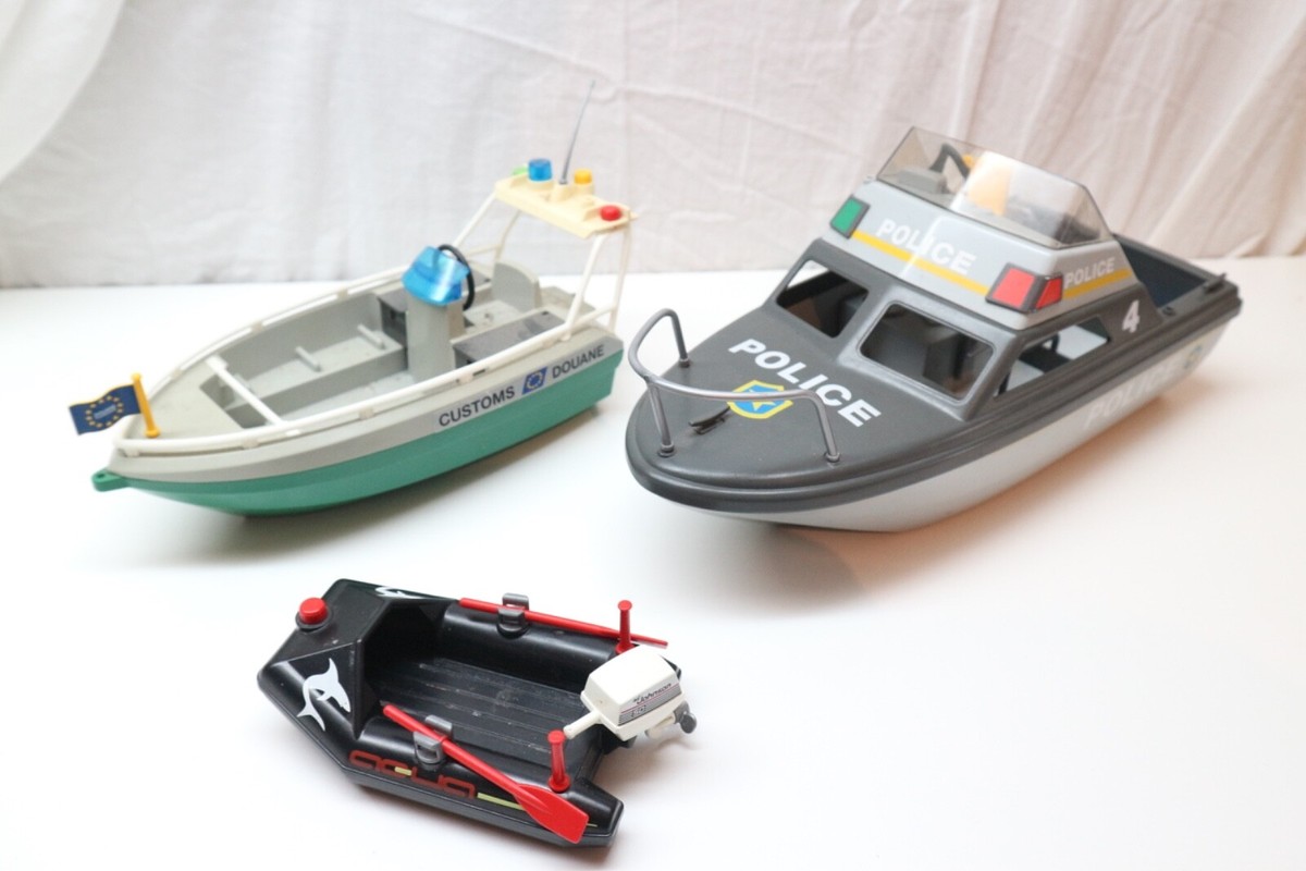 playmobil police boat set special forces polizei use 9360 5565