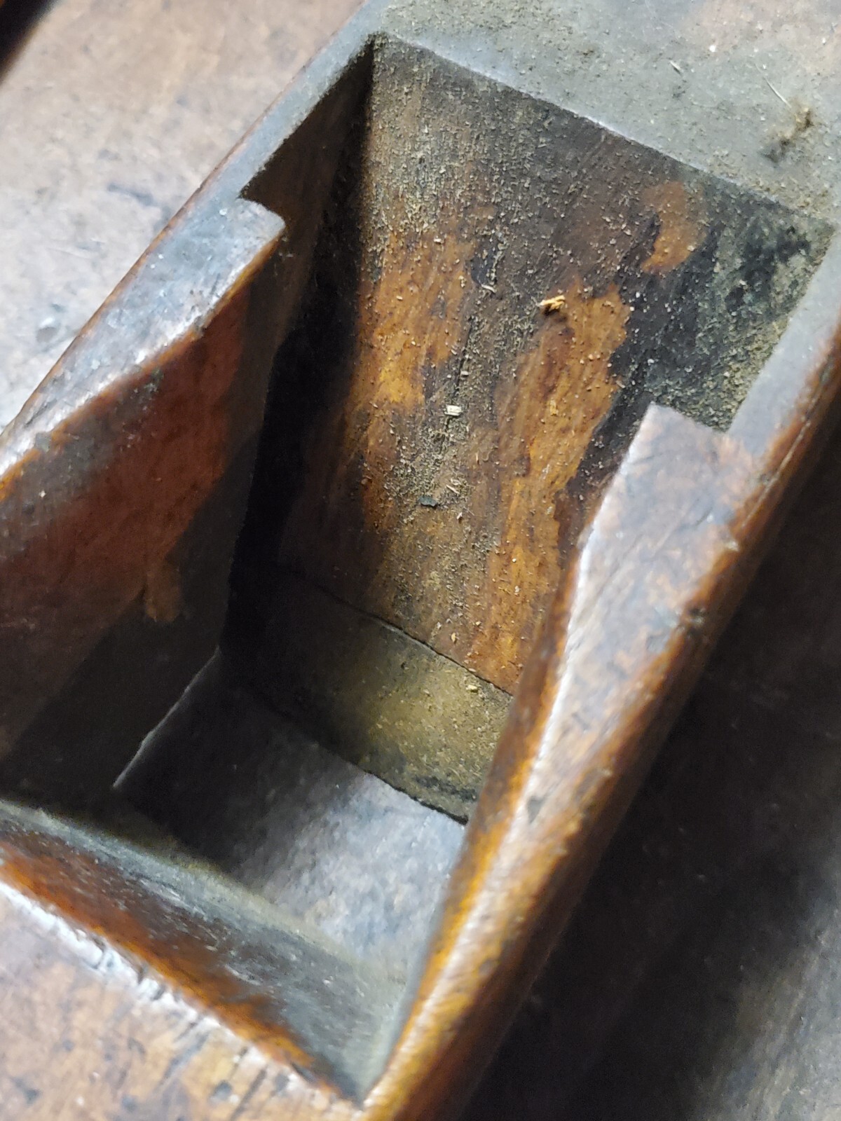 ANTIQUE VINTAGE WOOD HAND PLANE / LATHE TOOL 8" COFFIN SHAPED eBay