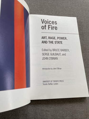 VOICES OF FIRE Art Rage Power and The State BARBER pb - Picture 6 of 9