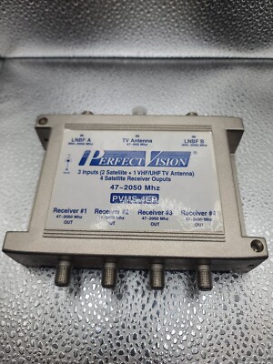 Perfect Vision PVMS-4EP Multi Switch Satellite Receiver Splitter